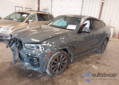 2022 BMW X6 xDrive40I z USA, uszkodzony, nr VIN 5UXCY6C07N9M83976